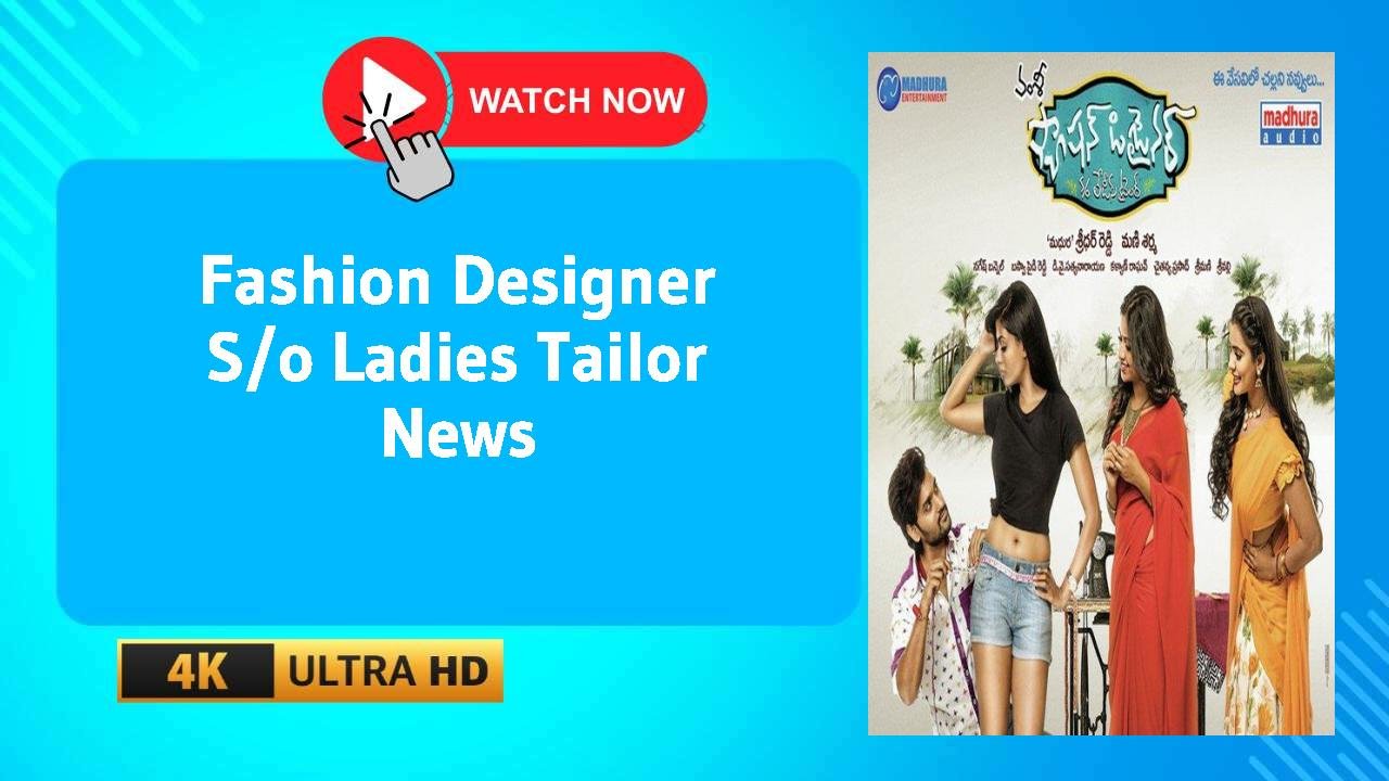 Fashion Designer S/o Ladies Tailor